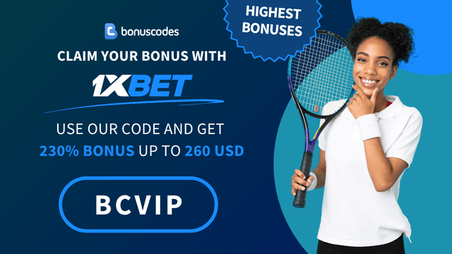 1xbet promo code sport betting bonus for Somalia