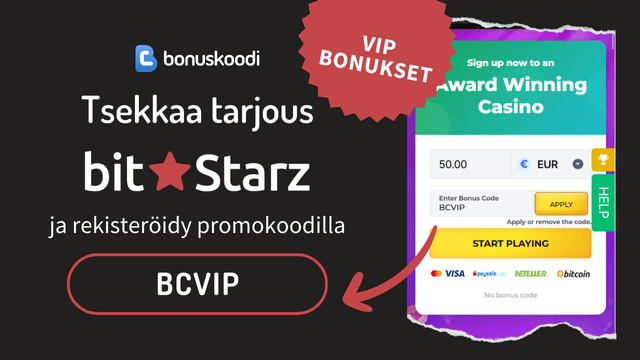 bitstarz VIP bonus uusille pelaajille