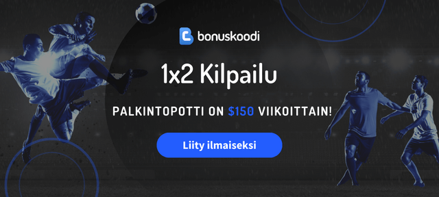 1x2 kilpailu viikoittainen palkinto