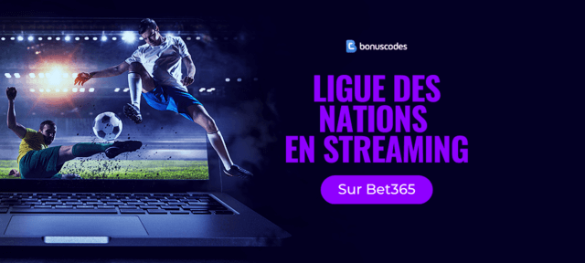 le match de football sur l'ordinateur streaming ligue des nations