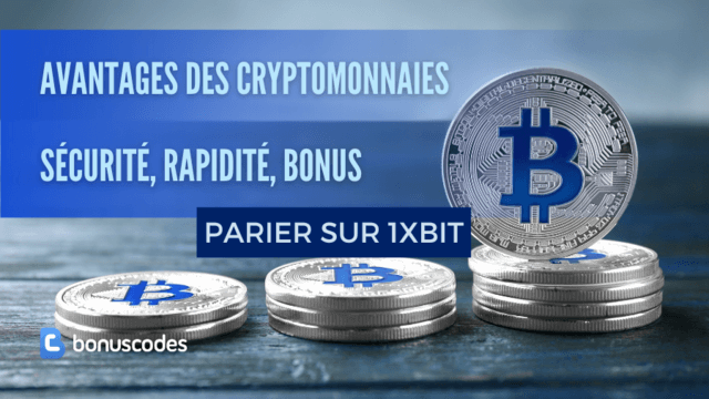 avantage pari cryptomonnaies 