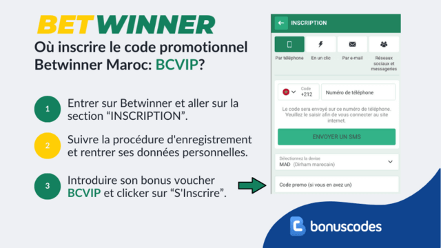 inscription betwinner maroc