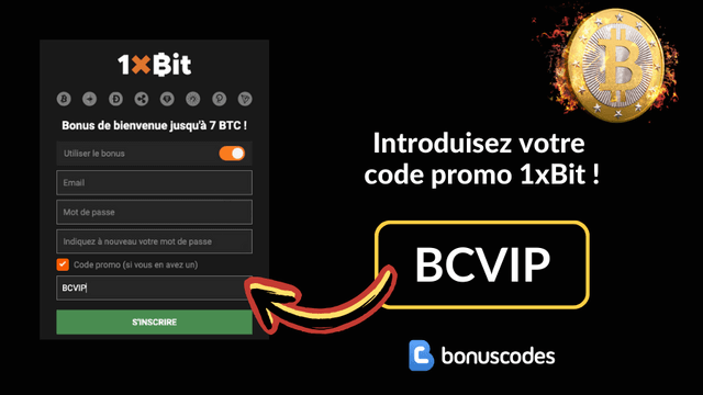 inscription voucher 1xbit