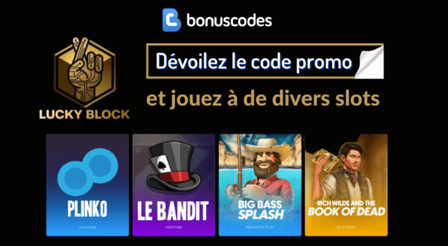 code promo casino slots Lucky Block 