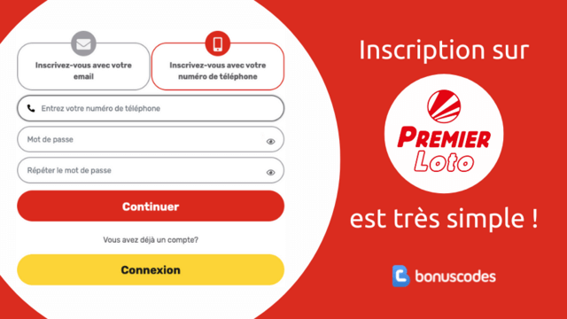 inscription Premier Loto 