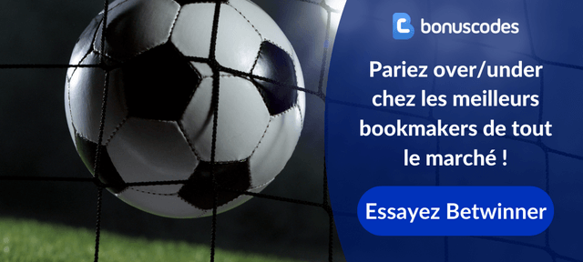 bookmaker juste paris over/under