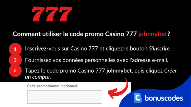 promotion Casino 777 tours gratuits