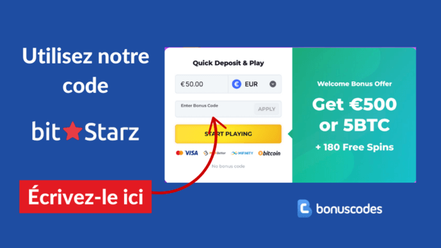 inscription Bitstarz code promotionnel