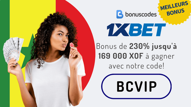 promotion de paris sportifs 1XBET SN