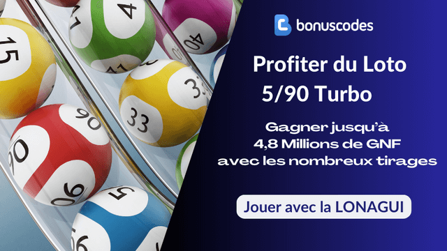 jouer loterie 5/90 LONAGUI 