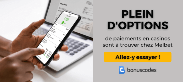 Paiement au casino en ligne