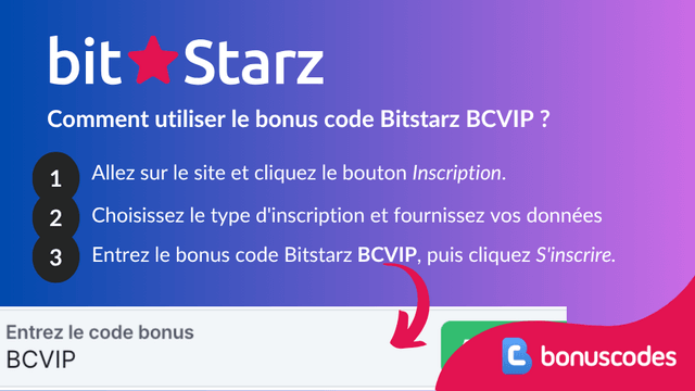 inscription bonus code bitstarz 