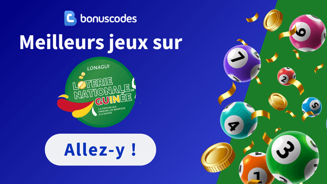 loterie nationale de guinée code promo inscription