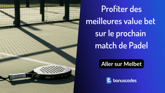 bookmaker parier padel