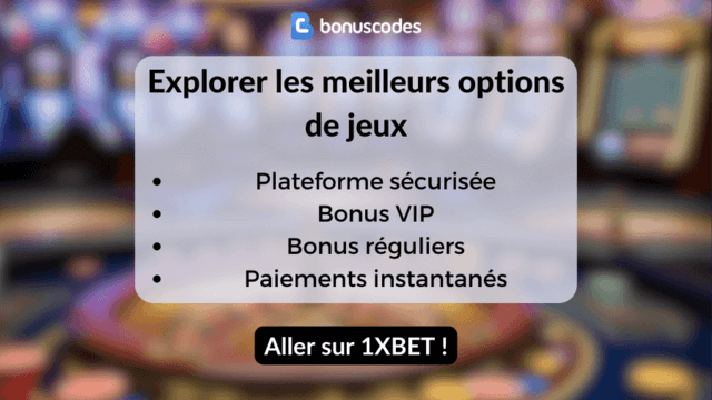 casino bonus 1XBET