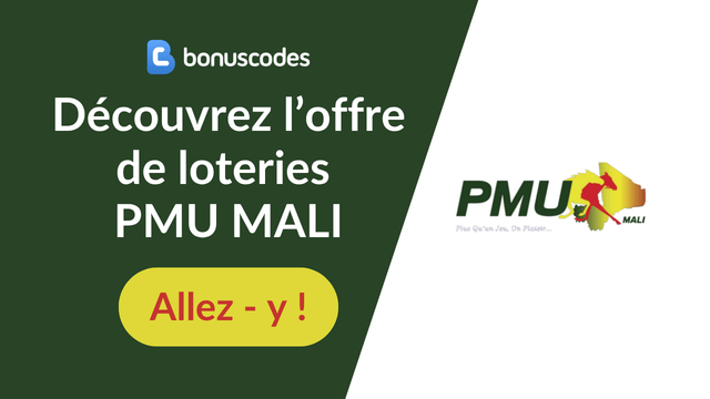 code promo PMU Mali 2026