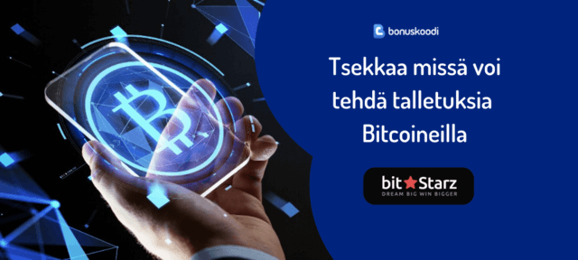 nettikasino bitcoin talletus ja kotiutus