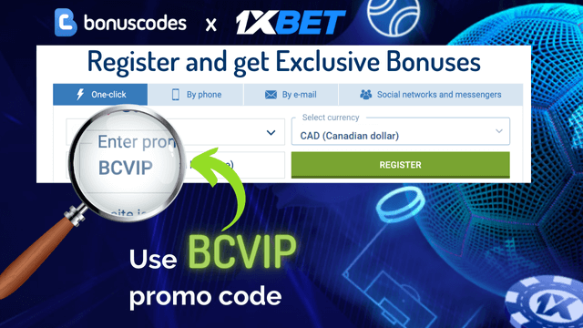 1xbet promo code canada 2026