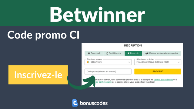 promotionnel code betwinner côte d'ivoire