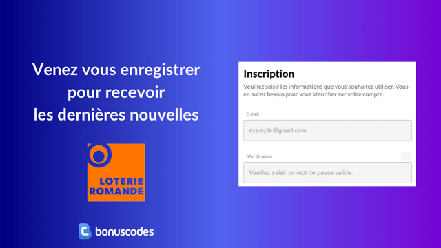enregistrer loterie romande