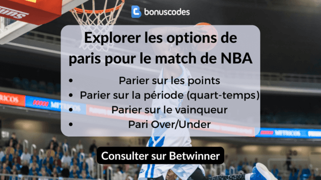 parier bookmaker nba