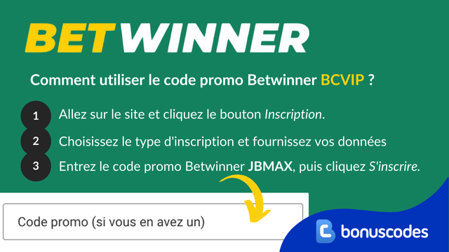 inscription code promo Betwinner