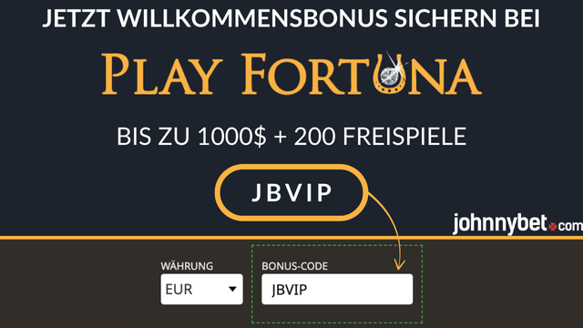 Play Fortuna Bonus Code Anmeldung