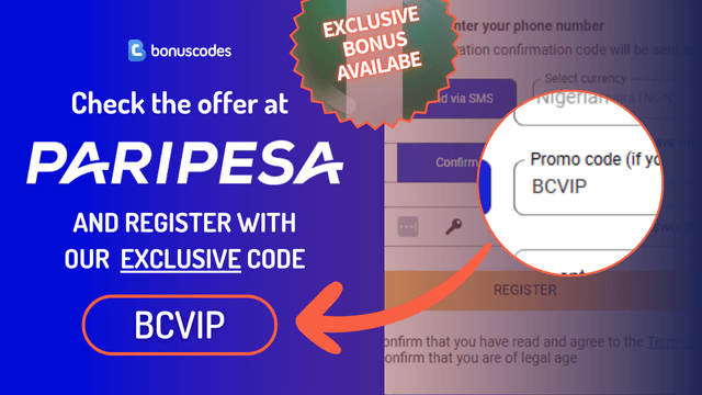 paripesa promo code nigeria registration