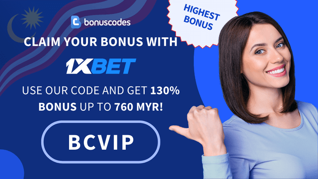 1xbet sports bonus malaysia