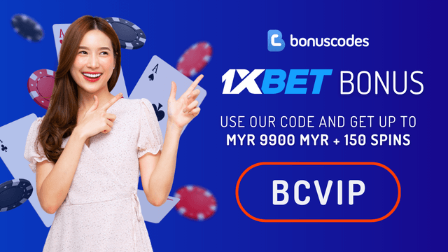 1xbet bonus for new casino players from Malaysia