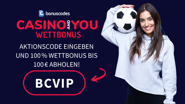 Aktionscode CasinoAndYou 