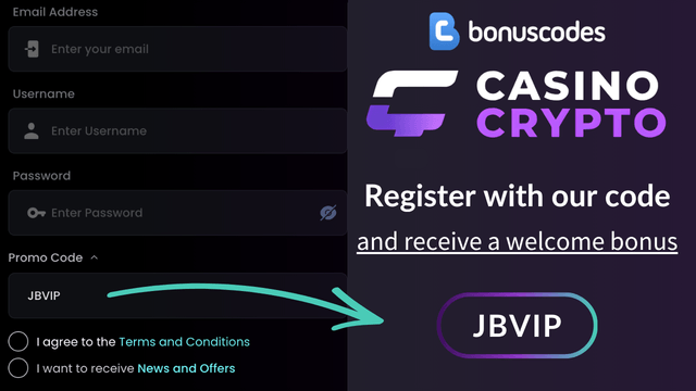 casino crypto promo code 2026
