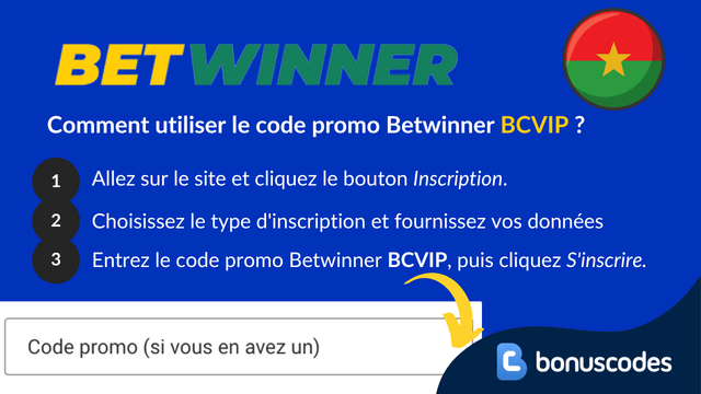 code bonus betwinner burkina faso
