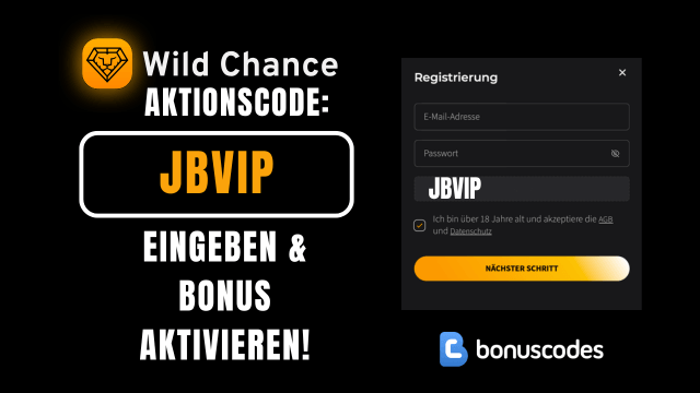 Wild Chance Promo Code Registrierung 