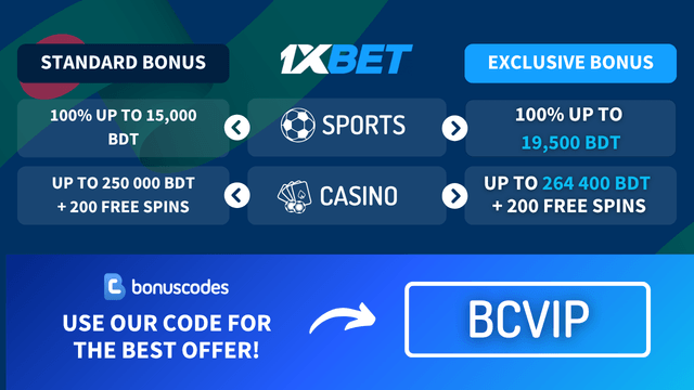 Working promo code for 1XBET Bangladesh