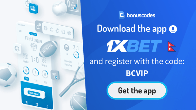 promo code 1xbet nepal app download 