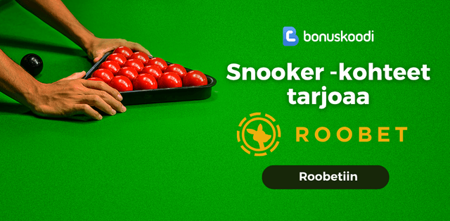 snooker veikkaus bonus