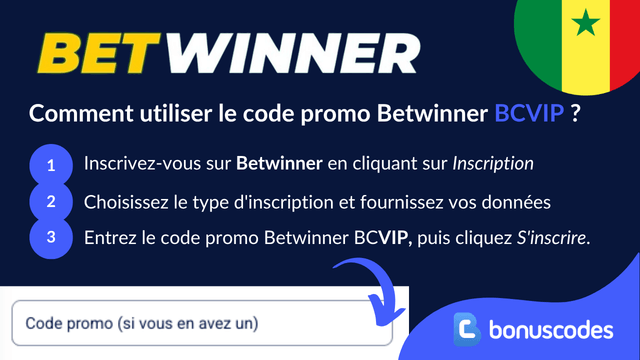inscription code bonus VIP Betwinner
